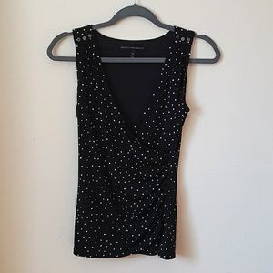 WHBM Polka-dotted Blouse XS